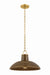 Hudson Valley - 1918-AGB/CUK - One Light Pendant - Pottersville - Aged Brass