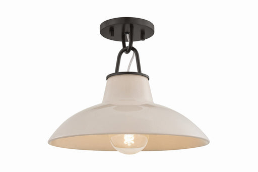Hudson Valley - 1928-DB/CIC - One Light Flush Mount - Pottersville - Distressed Bronze