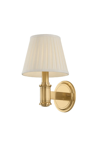 Woodland Park One Light Wall Sconce Aged Brass