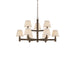 Hudson Valley - 3538-OWB - Nine Light Chandelier - Woodland Park - Old World Brass