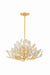 Hudson Valley - 4130-VGL - Eight Light Chandelier - Eastview - Vintage Gold Leaf