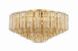 Hudson Valley - 4907-AGB - Six Light Flush Mount - Watertown - Aged Brass