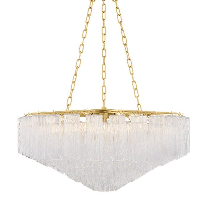 Hudson Valley - 4909A-AGB - Nine Light Chandelier - Watertown - Aged Brass
