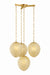 Hudson Valley - 7404-AGB - Four Light Chandelier - Cherrytown - Aged Brass