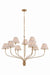 Hudson Valley - 9349B-PBR - Nine Light Chandelier - Garnerville - Patina Brass