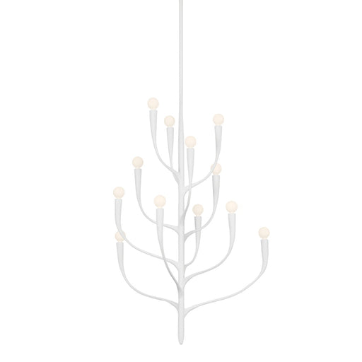 Labra 12 Light Chandelier White Plaster