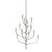 Hudson Valley - 9612B-WSL - 12 Light Chandelier - Labra - Warm Silver Leaf