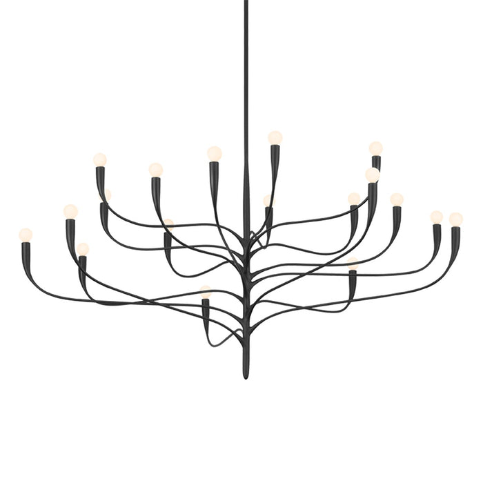 Hudson Valley - 9619-AI - 18 Light Chandelier - Labra - Aged Iron