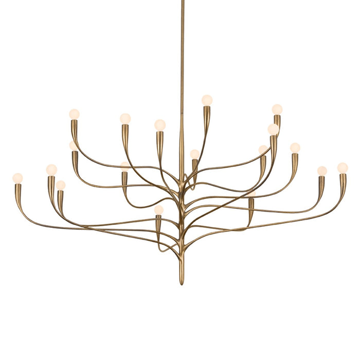 Hudson Valley - 9619-PGL - 18 Light Chandelier - Labra - Patina Gold Leaf