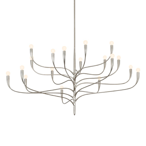 Labra 18 Light Chandelier Warm Silver Leaf