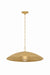 Hudson Valley - BKO1401-VGL/GLI - One Light Pendant - Eve - Vintage Gold Leaf