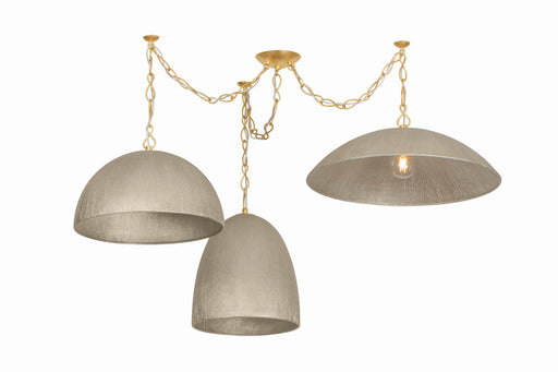 Hudson Valley - BKO1402-VGL/GLI - Three Light Chandelier - Eve - Vintage Gold Leaf