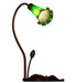 Meyda Tiffany - 12859 - One Light Accent Lamp - Green Pond Lily - Mahogany Bronze