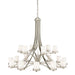 Kichler - 1873NI - 18 Light Chandelier - Hendrik - Brushed Nickel