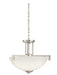 Kichler - 3797NI - Three Light Pendant/Semi Flush - Eileen - Brushed Nickel
