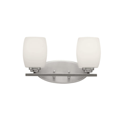 Eileen Two Light Bath Brushed Nickel