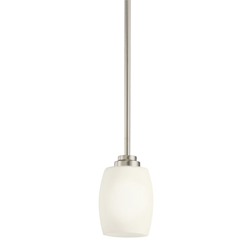 Eileen One Light Mini Pendant Brushed Nickel