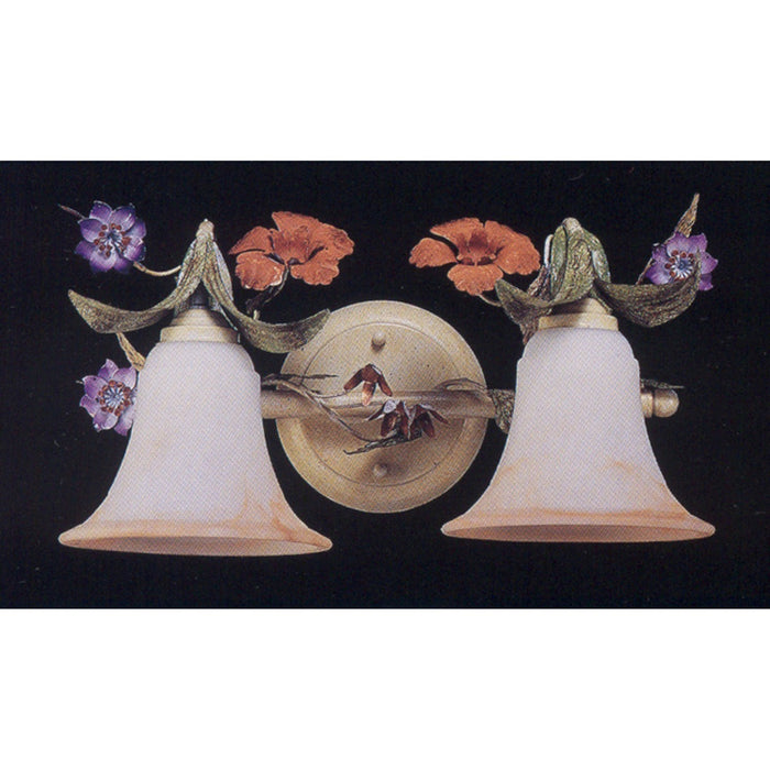 ELK Home - 16501 - Two Light Wall Sconce - Blossom Pasture - Hand-Painted Pastels