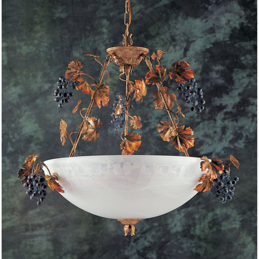 ELK Home - 66397 - Six Light Pendant - Muscadine - Beige