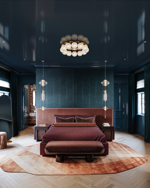 Vernazza 12 Light Flush Mount Vintage Polished Brass-Flush Mounts-Corbett Lighting-Lighting Design Store