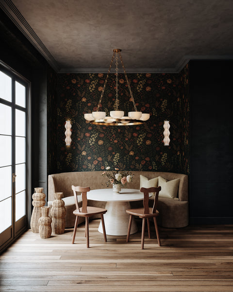 Caelum Nine Light Chandelier Patina Brass-Large Chandeliers-Troy Lighting-Lighting Design Store