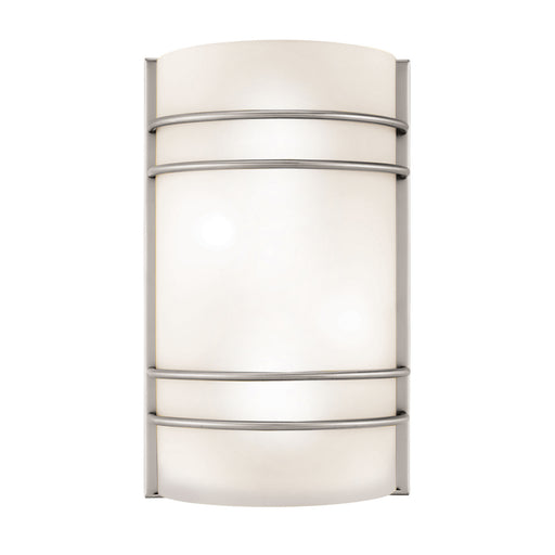 Cassi Two Light Wall Fixture Brushed Steel