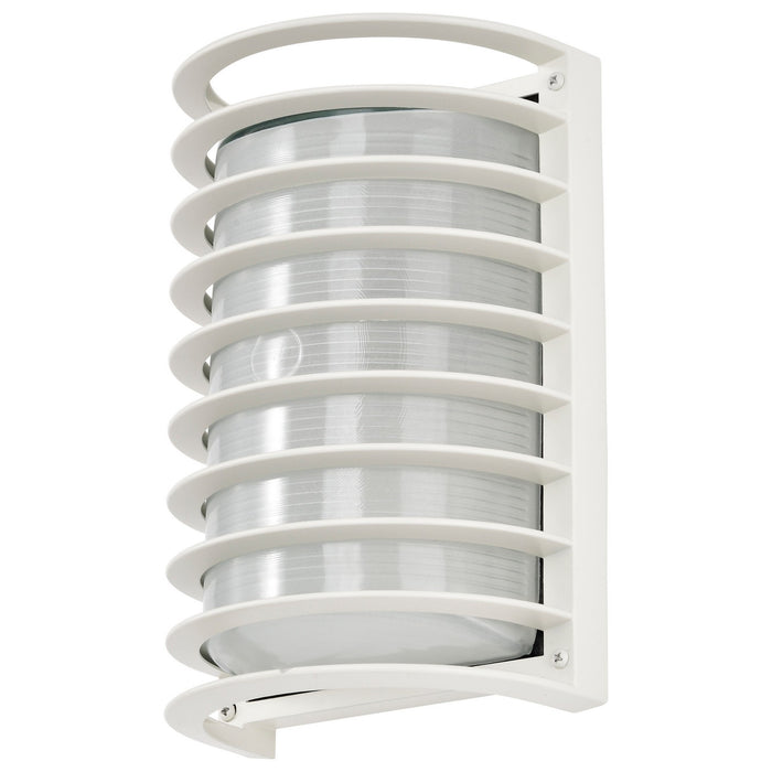 Nuvo Lighting - 60-532 - One Light Outdoor Bulk Head - Die Cast Bulk Heads Semi Gloss White - Semi Gloss White