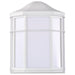 Nuvo Lighting - 60-537 - One Light Wall Lantern - Cage Lantern - White