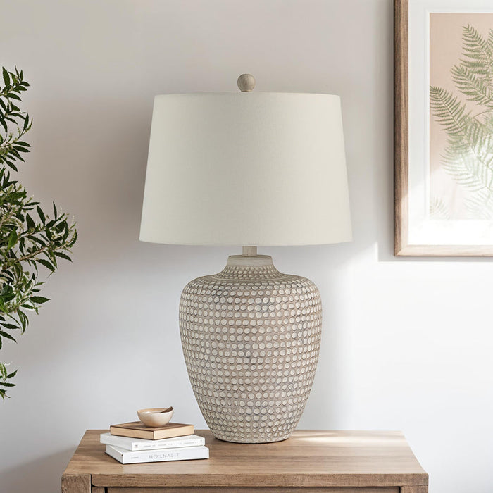 Albacete One Light Table Lamp Cream