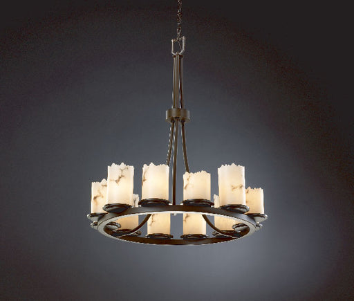 LumenAria 12 Light Chandelier Dark Bronze