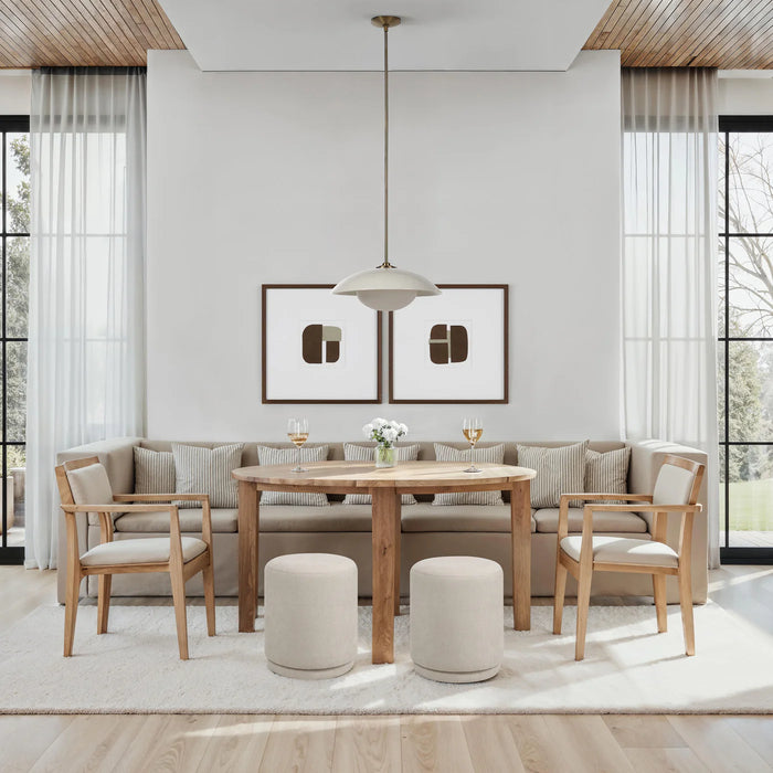 Abbie Ceiling Fixture Off-White Crackle