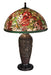 Meyda Tiffany - 14860 - 30" Table Lamp - Romance Rose - Verdigris