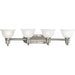 Progress Lighting - P3164-09 - Four Light Bath Bracket - Madison - Brushed Nickel