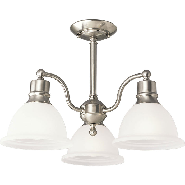 Progress Lighting - P3663-09 - Three Light Flush Mount - Madison - Brushed Nickel