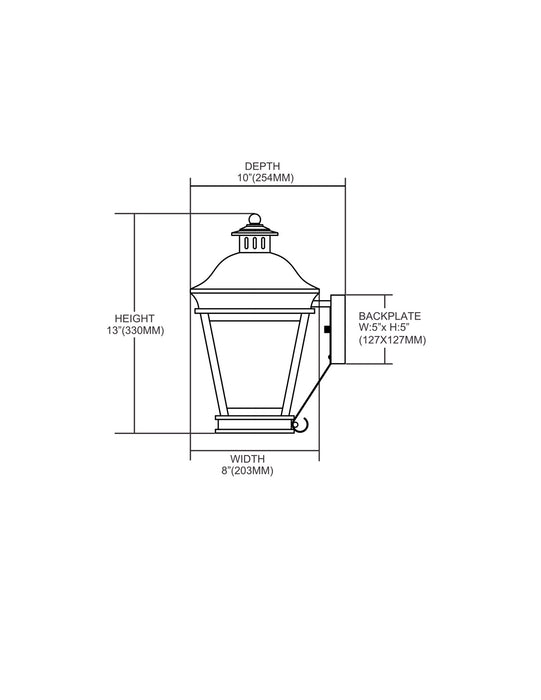 ELK Home - 5720-C - One Light Wall Sconce - Landings - Charcoal