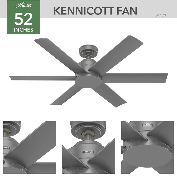 Kennicott 52" Ceiling Fan-Fans-Hunter-Lighting Design Store