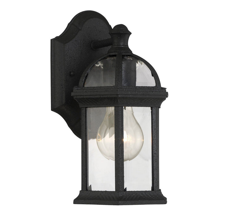 Savoy House - 5-0629-BK - One Light Wall Mount - Kensington - Textured Black