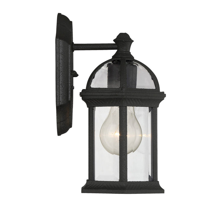 Savoy House - 5-0629-BK - One Light Wall Mount - Kensington - Textured Black