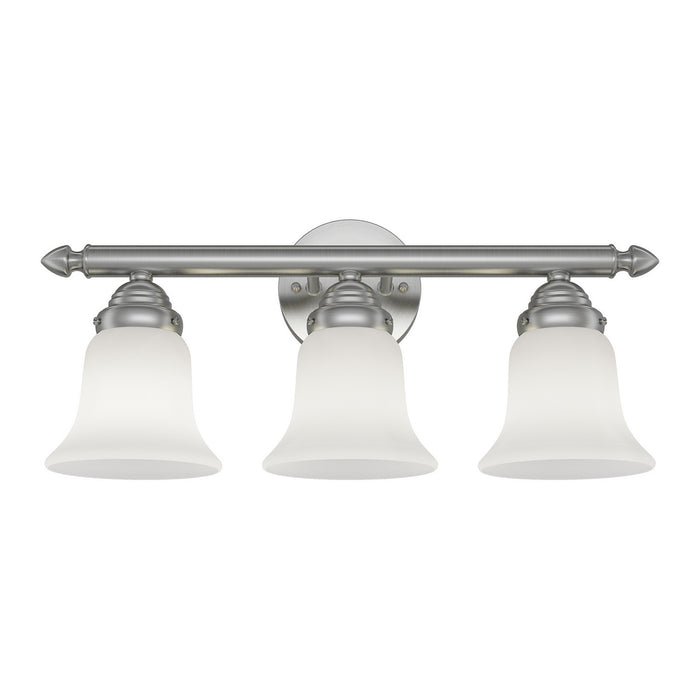 Livex Lighting - 1063-91 - Three Light Bath Vanity - Neptune - Brushed Nickel