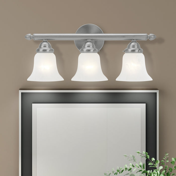 Livex Lighting - 1063-91 - Three Light Bath Vanity - Neptune - Brushed Nickel