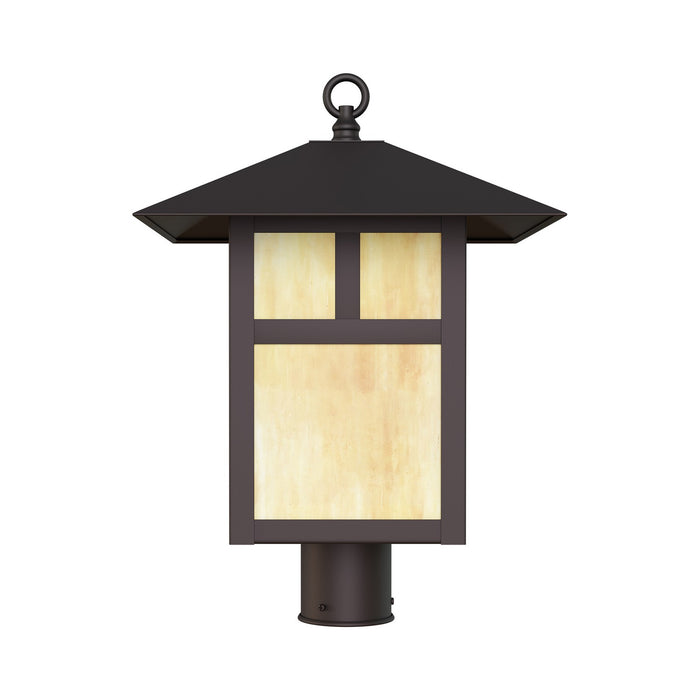Livex Lighting - 2140-07 - One Light Outdoor Post-Top Lanterm - Montclair Mission - Bronze