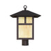 Livex Lighting - 2140-07 - One Light Outdoor Post-Top Lanterm - Montclair Mission - Bronze