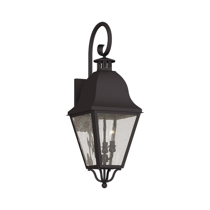 Livex Lighting - 2555-07 - Three Light Outdoor Wall Lantern - Amwell - Bronze