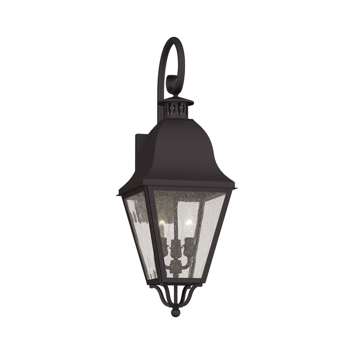 Livex Lighting - 2555-07 - Three Light Outdoor Wall Lantern - Amwell - Bronze