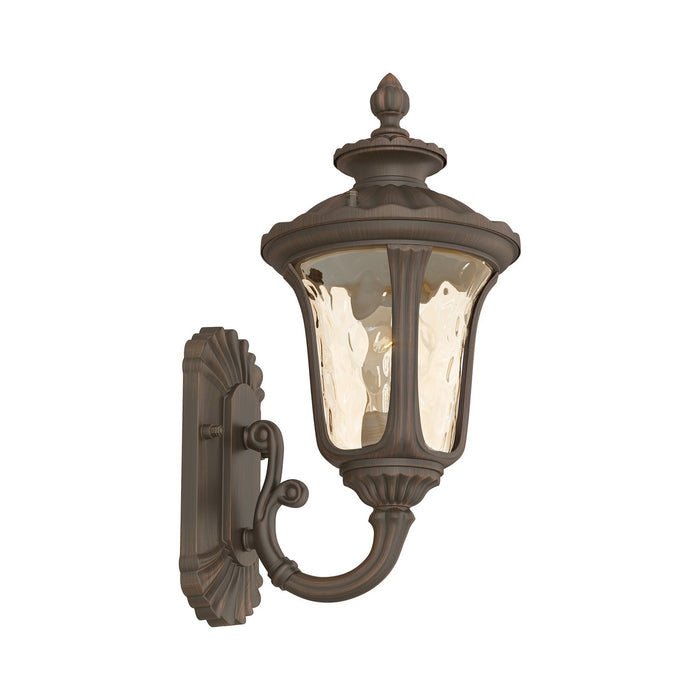 Livex Lighting - 7650-58 - One Light Outdoor Wall Lantern - Oxford - Hand Applied Imperial Bronze