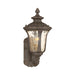 Livex Lighting - 7650-58 - One Light Outdoor Wall Lantern - Oxford - Hand Applied Imperial Bronze