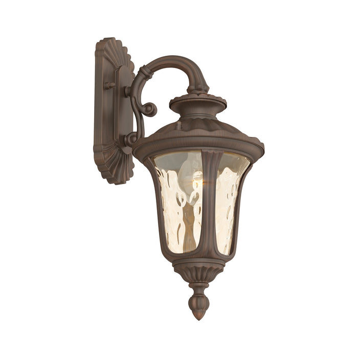 Livex Lighting - 7651-58 - One Light Outdoor Wall Lantern - Oxford - Hand Applied Imperial Bronze