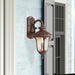 Livex Lighting - 7651-58 - One Light Outdoor Wall Lantern - Oxford - Hand Applied Imperial Bronze