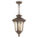 Livex Lighting - 7654-58 - One Light Outdoor Pendant - Oxford - Hand Applied Imperial Bronze