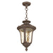Livex Lighting - 7654-58 - One Light Outdoor Pendant - Oxford - Hand Applied Imperial Bronze